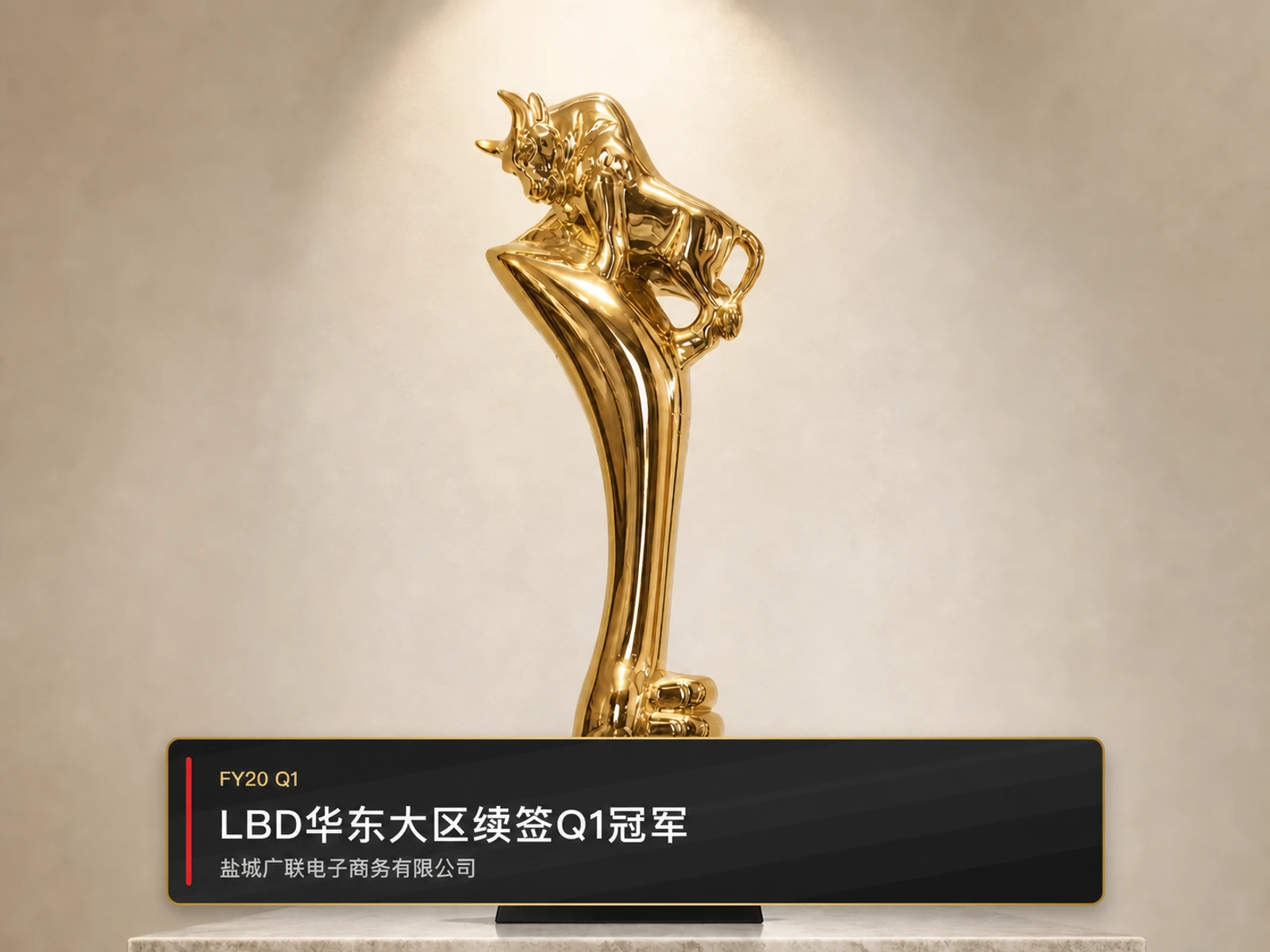 LBD华东大区续签Q1冠军，盐城广联电子商务有限公司